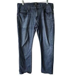 PAIGE Federal Slim Straight Jeans Mens 33 Dark Wash Stretch USA Premium Denim